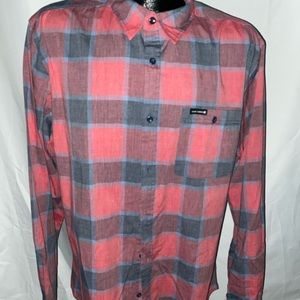Mens Ocean Current long sleeve button down shirt. XL NWT